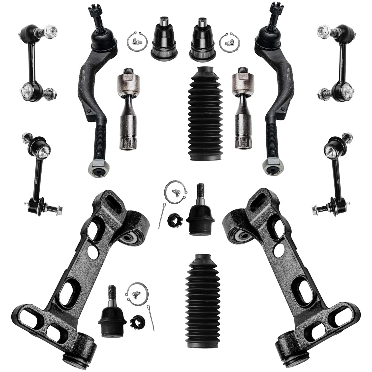 Detroit Axle - Front Rear Suspension Kit for Buick Rainier