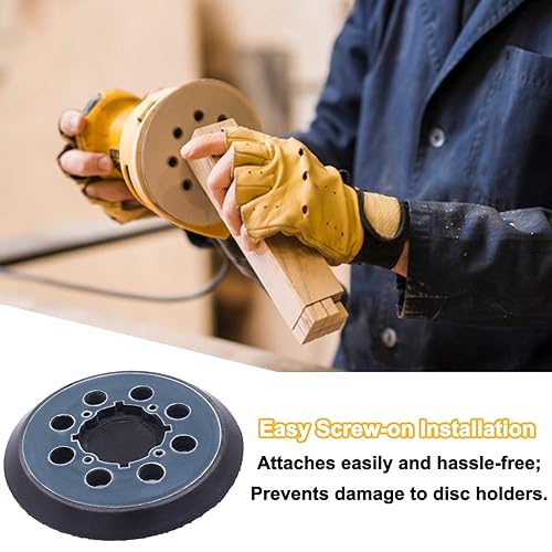 Miniatura 5 de 4 Packs 5 inch 8 Hole Hook and Loop Replacement Sanding Pad for DeWalt DWE64233 & N329079 Compatible with DWE6423/6423K, DWE6421/6421K, DWE6421-B2