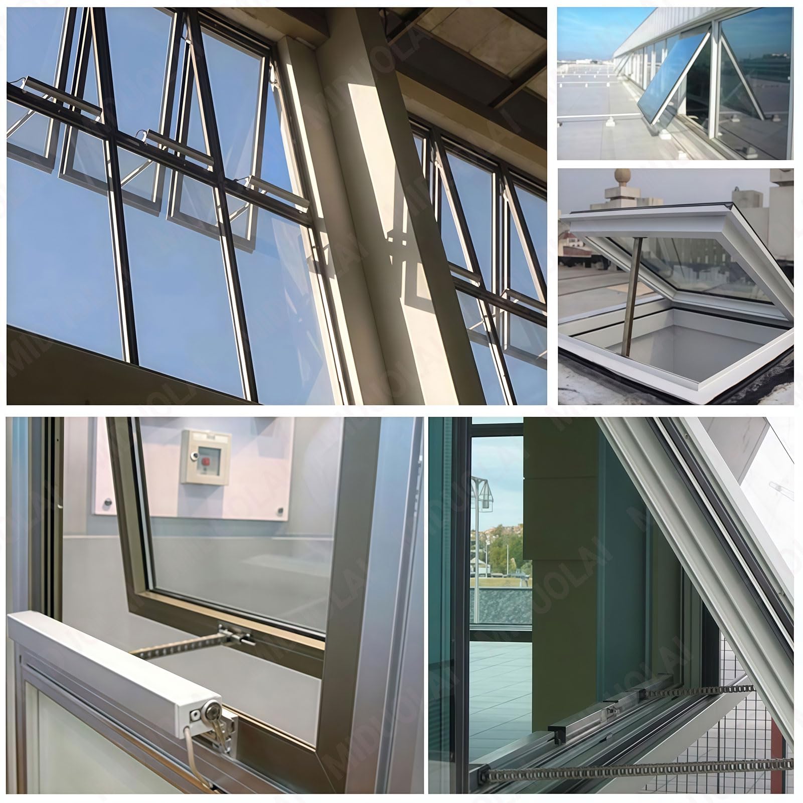 Accionador automático de apertura de ventanas eléctrico para marco de 24 V, mecanismo de cadena de 300 mm, 1000 mm, ideal para tragaluces, rejillas de ventilación de techo y automatización doméstica