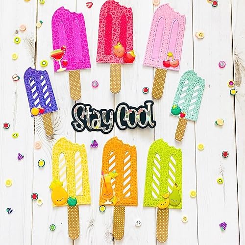 Miniatura 5 de KSCRAFT Plantillas de troqueles de corte de metal para álbumes de recortes, decoración en relieve, tarjetas de papel DIY