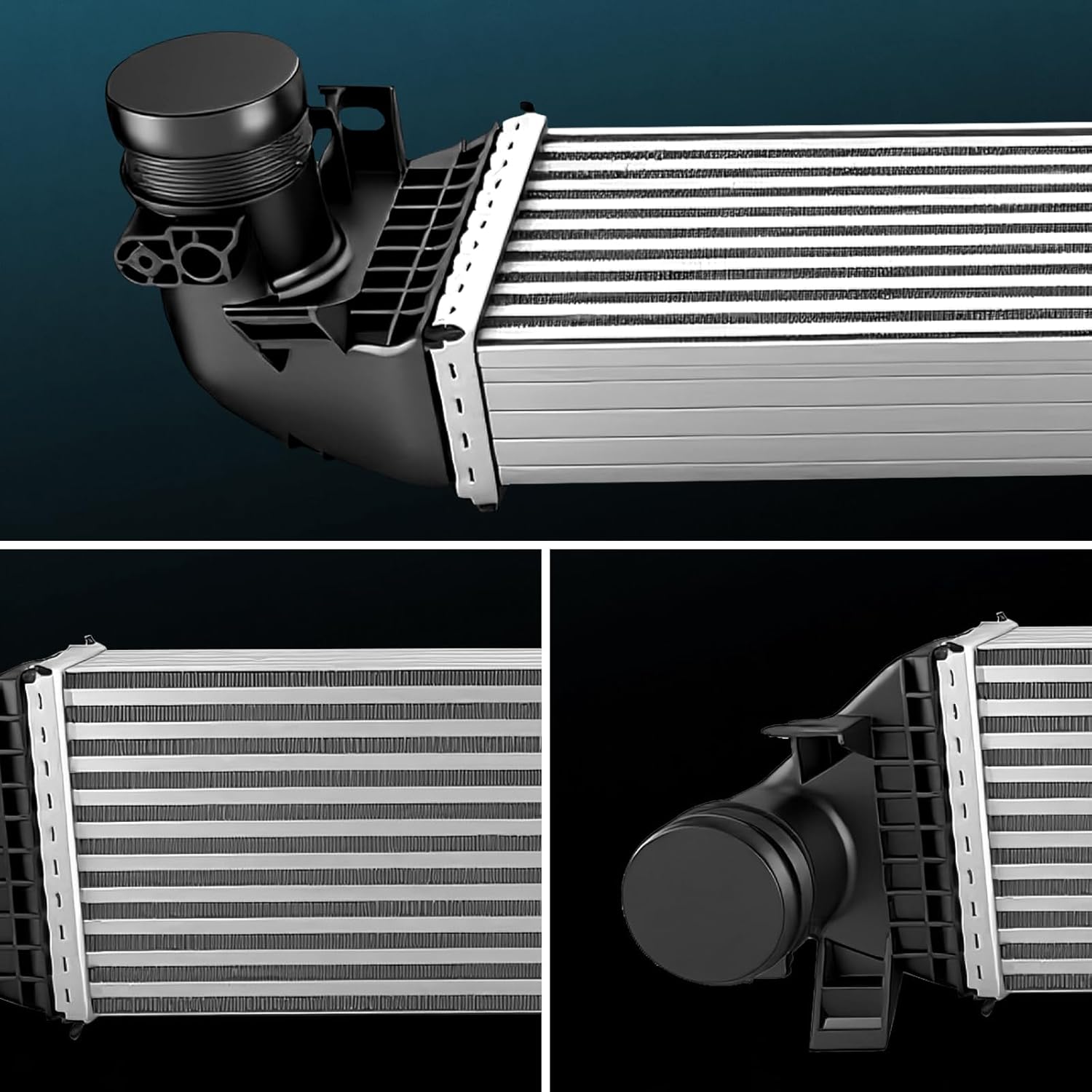 FO3012113 Intercooler Air Cooled Turbo Charge Compatible for Ford Escape 2017 2018 2019 Lincoln MKC 2015 2016 2017 2018 2019 Turbocharged EJ7Z6K775A 18066