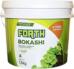 Forth Bokashi 1,5kg Composto 100% Orgânico, Condicionador de Solo para Plantas, Hortas e Vasos | Melhora Fertilidade, Estimula Microorganismos e Aumenta Resistência Natural