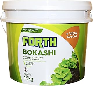 Forth Bokashi 1,5kg Composto 100% Orgânico, Condicionador de Solo para Plantas, Hortas e Vasos | Melhora Fertilidade, Estimula Microorganismos e Aumenta Resistência Natural