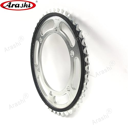 Miniatura 2 de Arashi Piñón trasero 46T para Yamaha FZ6 FZ600 FZ-6R FZ6R 2009-2017 XJ6 XJ600 2009-2015 SP  XJ6 ABS 2009-2015 piezas de motocicleta 520 Pitch Rubber