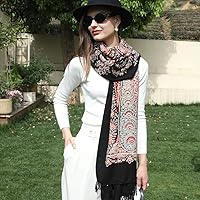 Vista 144 de DANA XU Manta de pashmina extragrande 100% de lana merina, bufanda de viaje, bufanda de cachemira para mujer, otoño e invierno, chal de gran