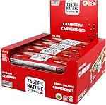 Taste of Nature Organic Almond Snack Barres (16 Boîte) – Vegan, sans gluten & Barres d'énergie non-OGM, à base de plantes, à fibre haute, à faible teneur en sucre