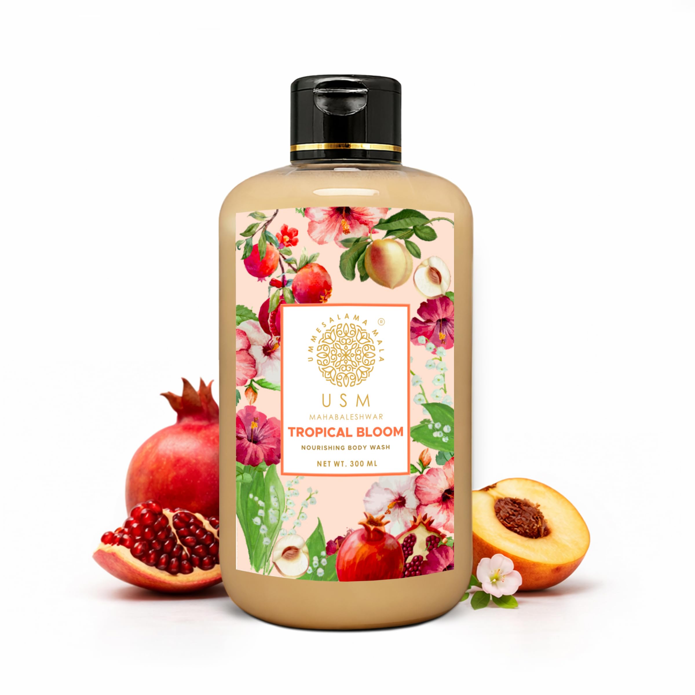 Tropical Bloom Body Wash 300ml Shower Gel for Men Tan Removal Body Wash for Women-picture-59