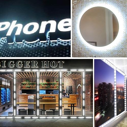 Vista 27 de LED Module, 100pcs 49.8 Ft 5730 SMD 150LM Per LED Module IP65 Waterproof Decorative Light for Advertising Signs with Tape Adhesive Backside