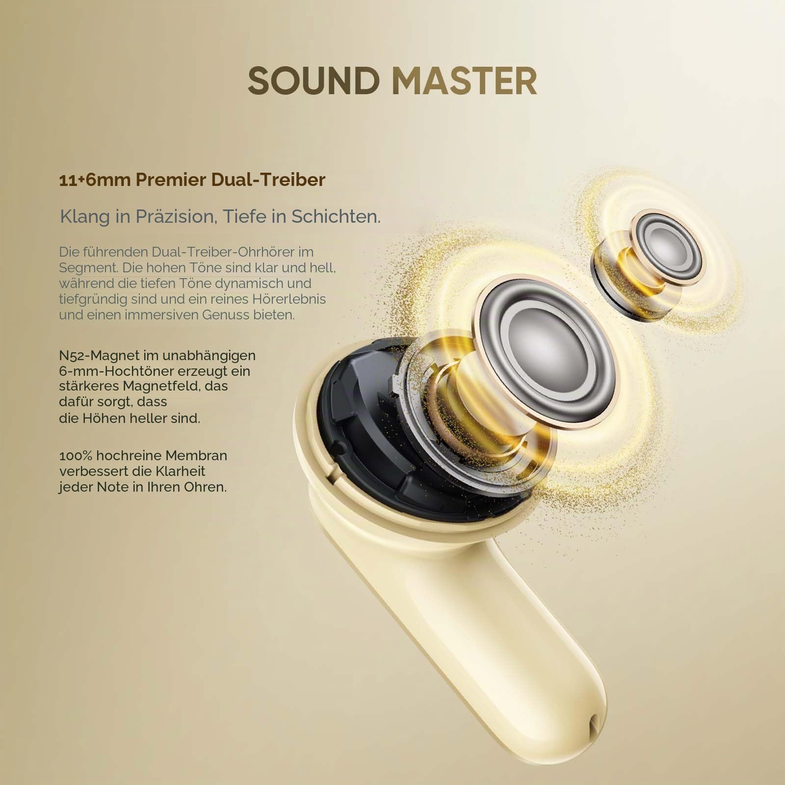 realme Buds Air8 In Ear kopfhörer Bluetooth mit 58h Spielzeit, AI-Übersetzer, Google Gemini, Hi-Res, LHDC 5.0, IP55, 6-Mikrofon & 45ms Latenz, 3-Geräte Verbindung, Flagship Kabellose Kopfhörer, Grau