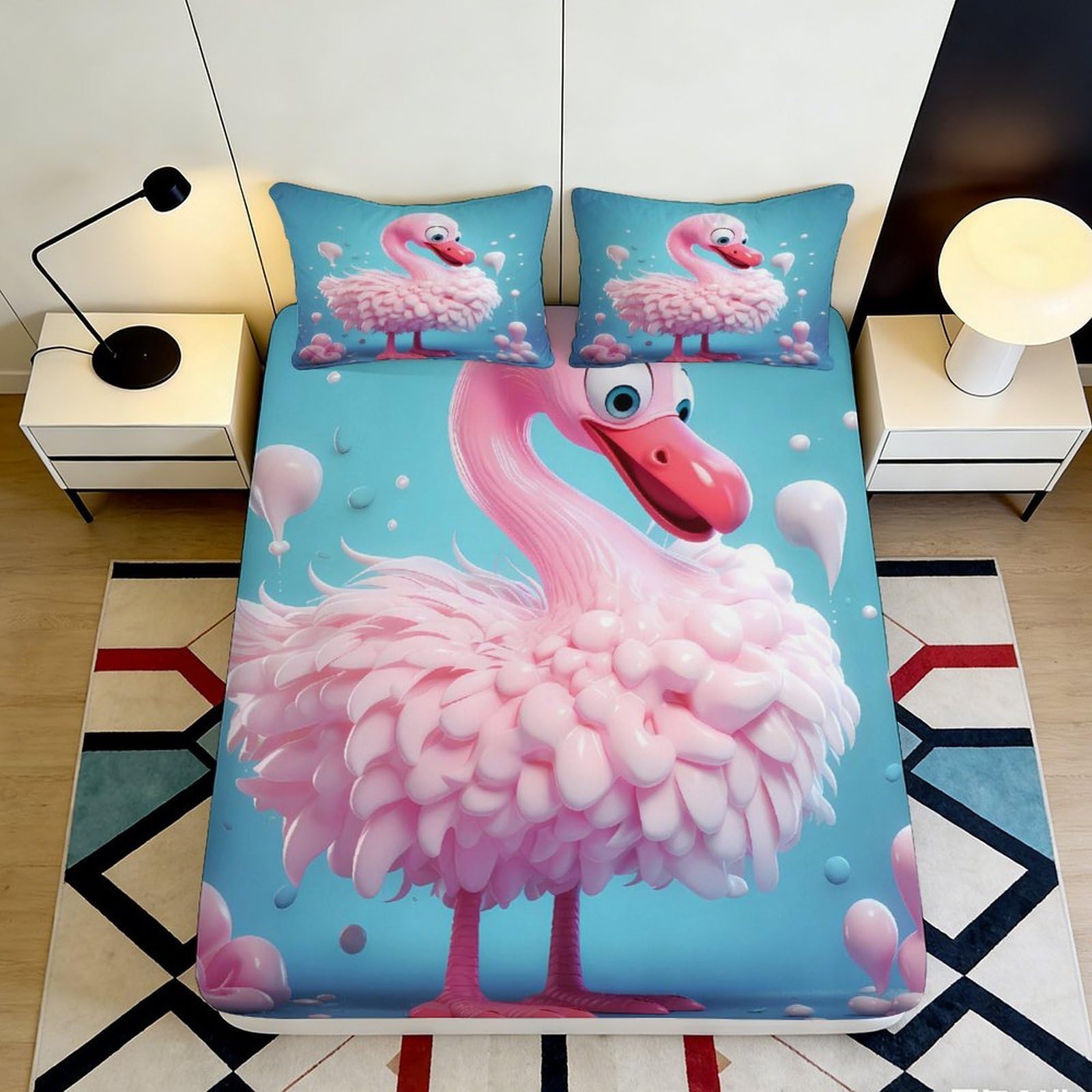 3D Printed Zen Buddha Fitted Sheet Microfiber Deep Pocket Non-Slip Lotus Bedroom Mattress Fitted Cover for Adults 180x200x25cm