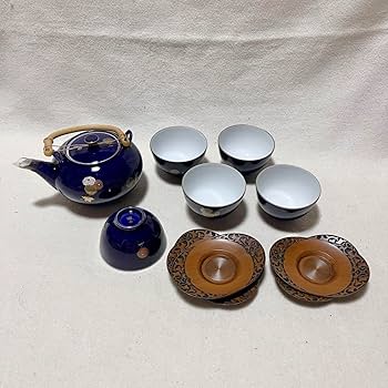 1746 有田焼　染付山水　茶器セット　急須1客　湯冷し1客　湯呑5客　未使用 Amazon.co.jp: 1746 有田焼 染付山水 茶器セット 急須1客 湯冷し