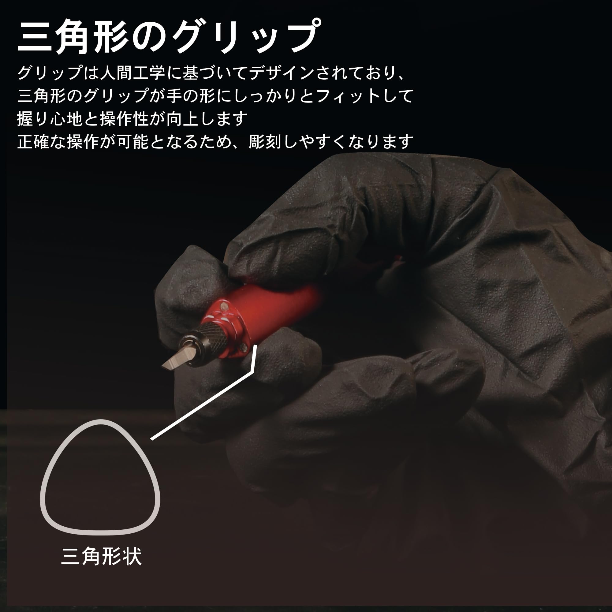 Amazon | DSPIAE タガネ用グリップ改 3.175mm ベベル 高炭素鋼