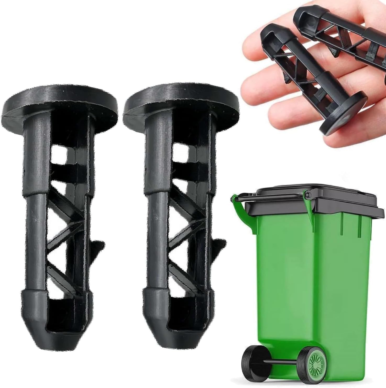 Wheelie Bin Lid Hinge Pins Wheeled Trash Can Lid Latch Pins Trash Can Lid Replacement, Sturdy Trash Can Lid Hinge Pins, Outdoor Plastic Hinge Pins