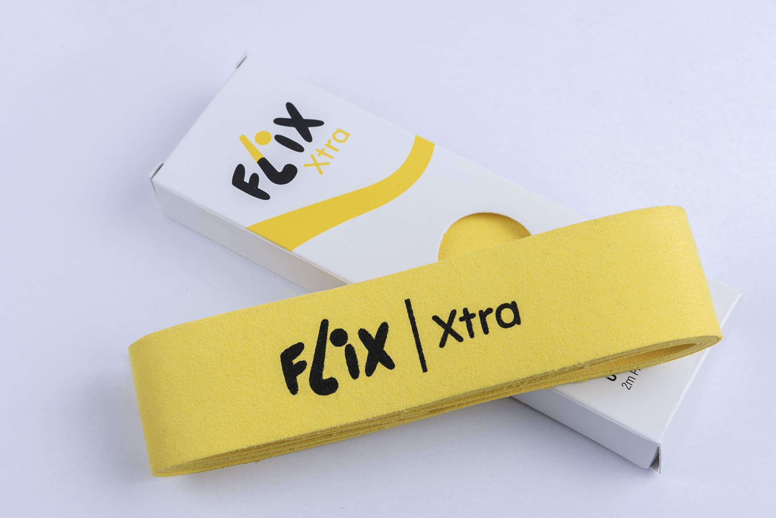 Hockey Grip | Flix Xtra 2 metros de gamuza – Original Amarillo | Extra Largo Premium Chamois