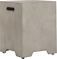 Vista 11 de HOMPUS Cubierta para tanque de propano de 16 pulgadas para mesa de fuego, cubierta para tanque de gas de 20 libras, mesa de parrilla de concreto