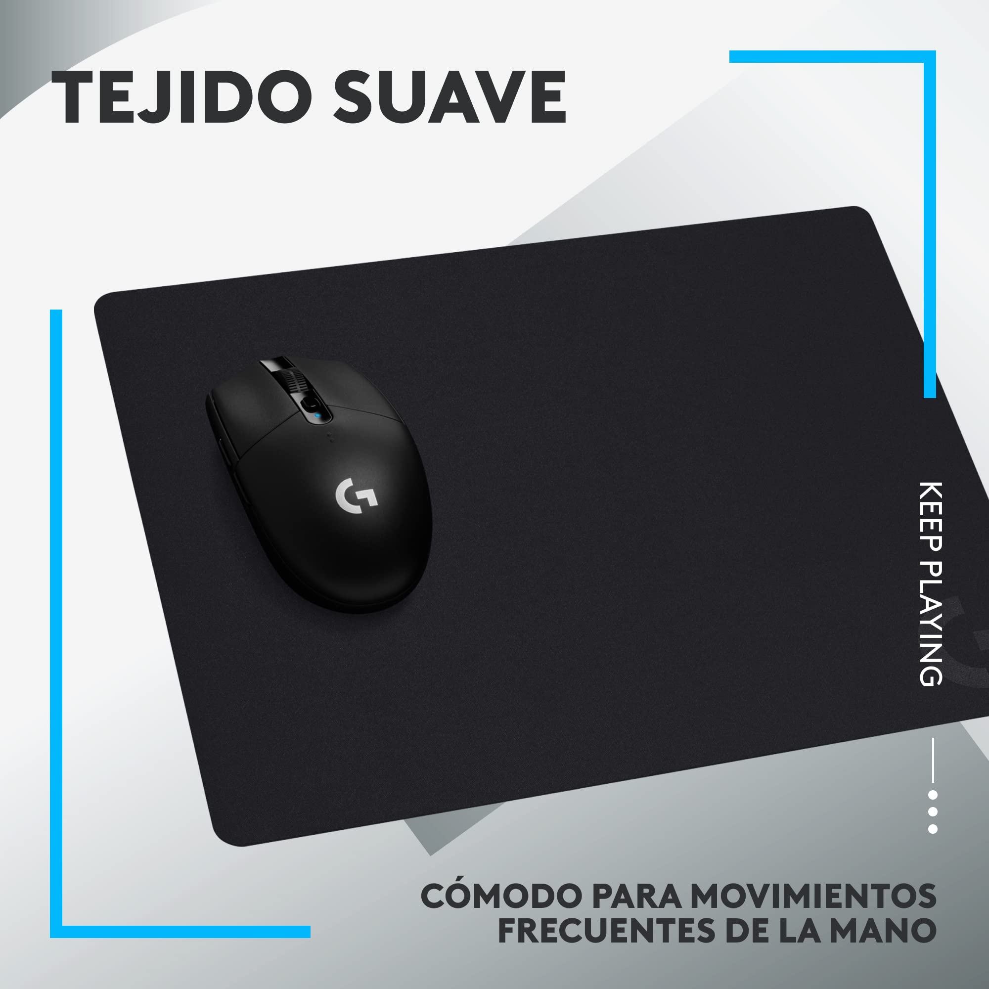 Logitech G G240 Alfombrilla de Ratón Gaming 340x280x1mm Negra