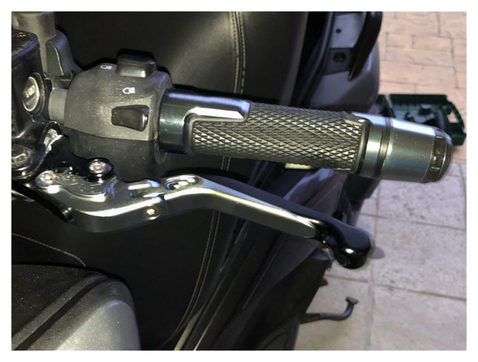 Leviers d'embrayage Accessoires De Moto EXTENDIABLE Le Levier d'embrayage De Frein De Frein De Guidon Se Termine pour Y&amaha YZF R6 1999 2000 2001 2002 2003 2004 Moto Frein Embrayage (Color : A)
