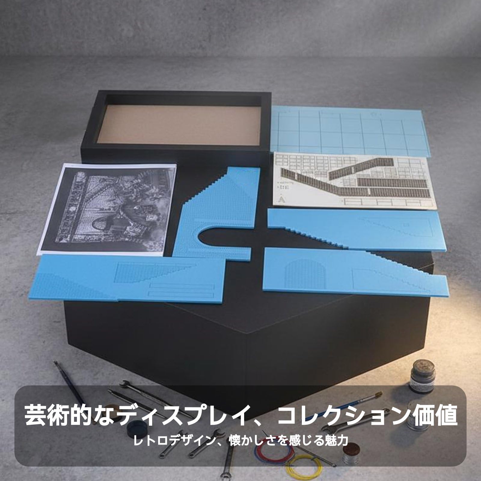TISHITA Edificio Base Espositiva in 1 35 per Diorama con Kit Fabbrica E Particolari in con Legno E Schiuma Alta per di Paesaggio atto per Vetrina E Ripiano