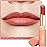 Oulac Nude Matte Lipstick for Women, Lipstick & Blush Duo, Peach Creamy Soft Satin Finish Lipsticks, Moisturising Formula, Rich Color Lightweight Lip Balm, Rose Oil, Vegan & Cruelty-Free| 3.6g (Y08)