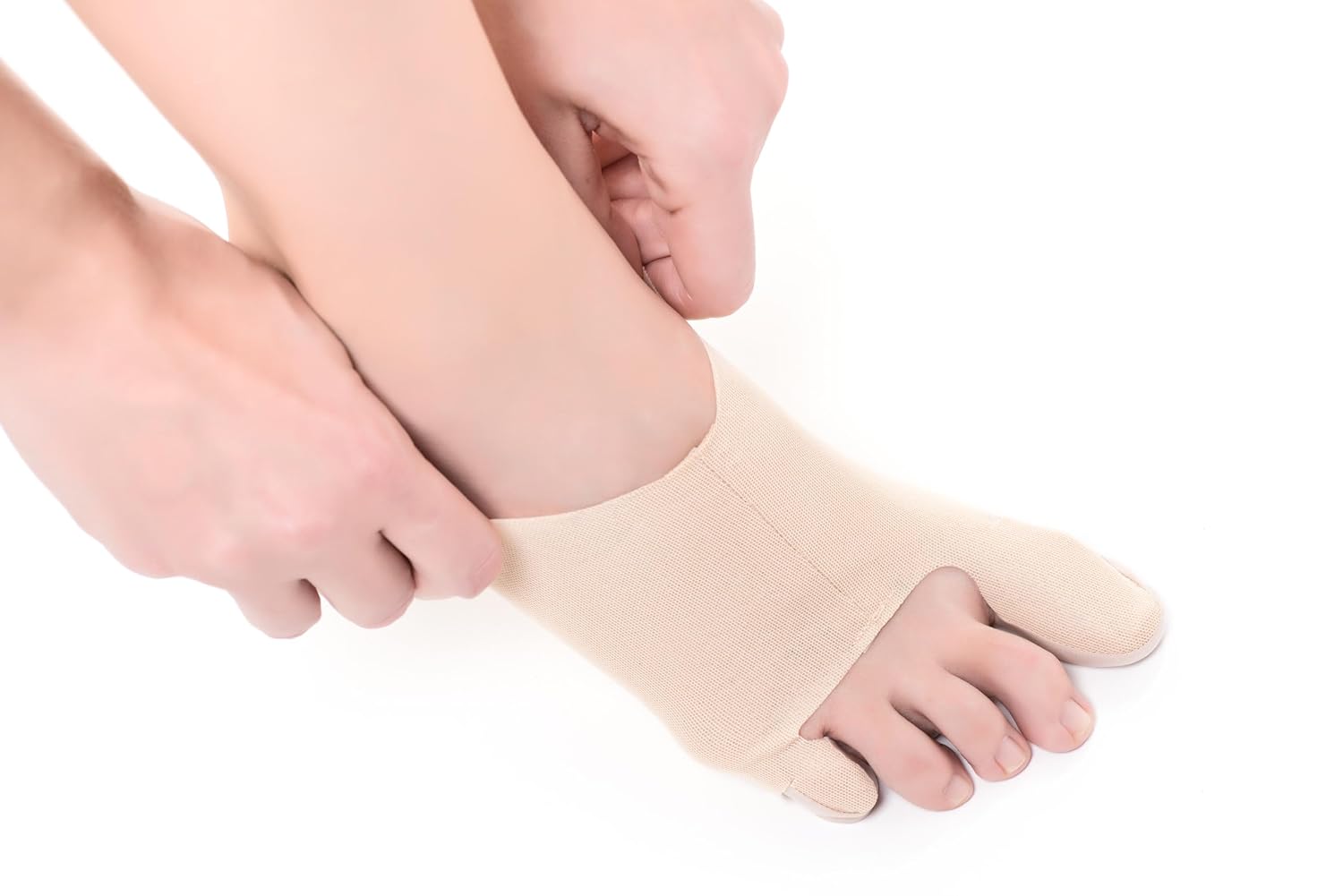 BunionETTE Bootie Tailor Bunion Corrector for Women & Men, Toe Spreader for Tailor Bunion Relief Socks, Protector, Spacer Splint LARGE PAIR
