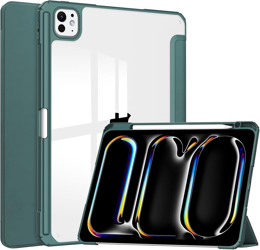 Apple iPad シルバー 透明ケース付き SANWA SUPPLY iPad Air ケース クリアケース ハードケース 透明