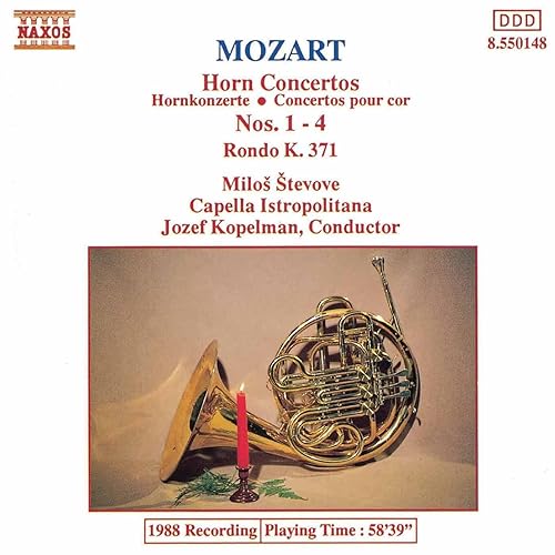 Mozart Horn Concertos Nos. 14 / Rondo in EFlat Major by Milos