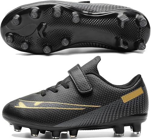Zapatos de fútbol para niños y niñas, zapatos deportivos antideslizantes para exteriores e interiores