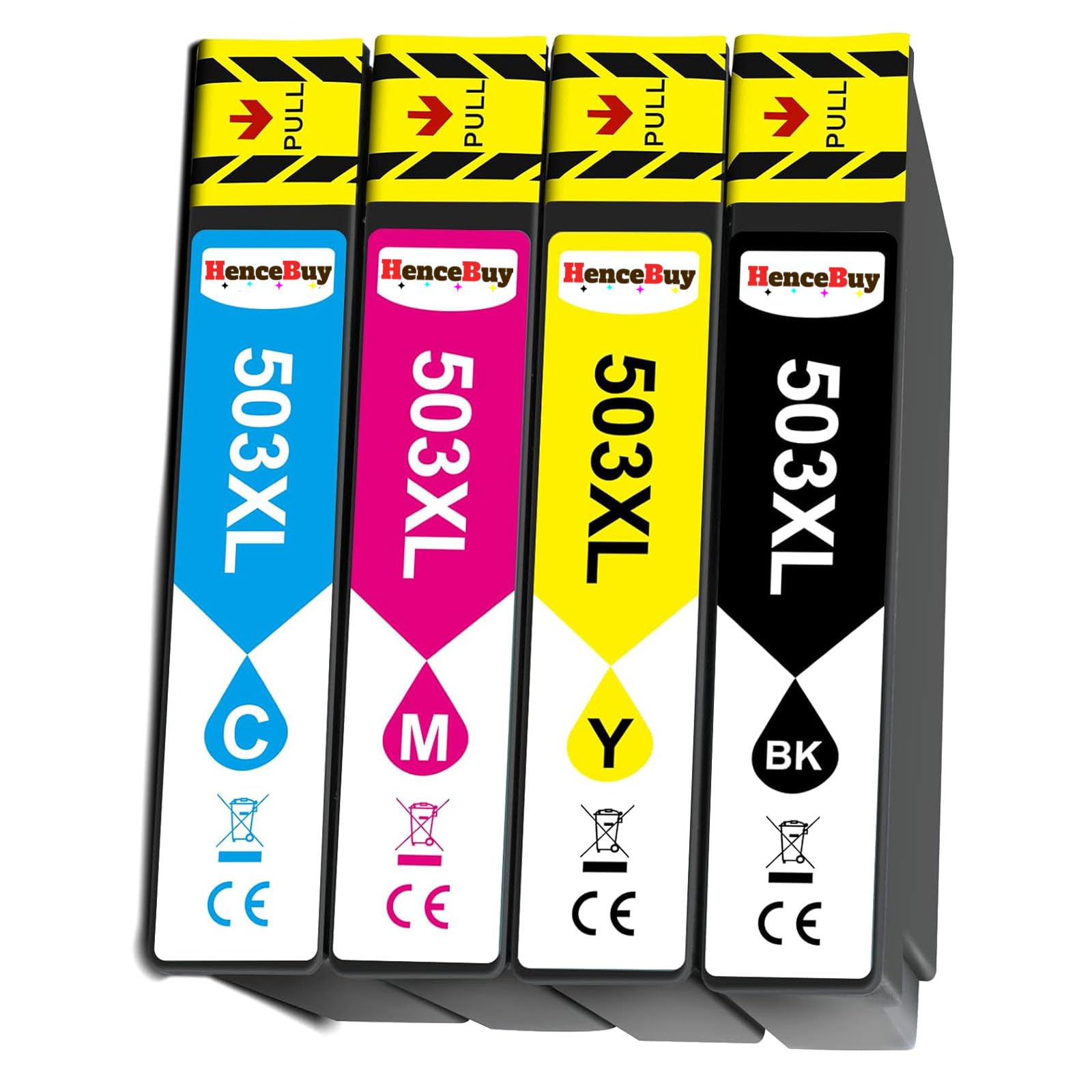 503XL Ink Cartridges Compatible for Epson 503 XL Ink Cartridges Multipack for Epson Expression Home XP-5200 XP-5205 XP5200 XP5205 Workforce WF-2960 WF-2965 WF-2960DWF WF-2965DWF (4 Pack)