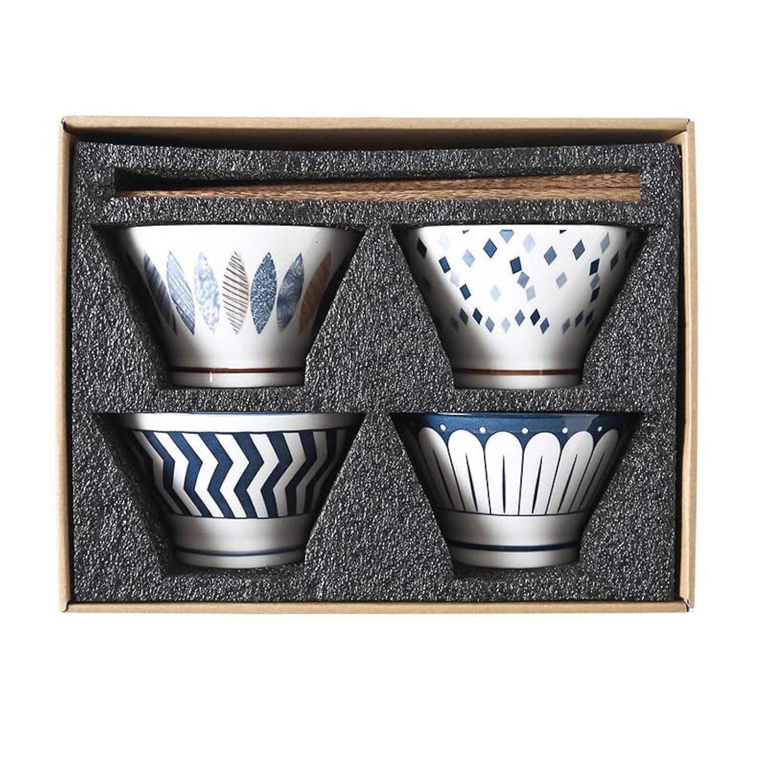 Ceramic Bowls set of 4,Ceramic Soup Bowls for Kitchen,11.6 OZ Small Bowls for Dessert | Ice Cream | Salad | Fruits | Snacks | Rice | Cereal,Serving Dishes - 4.9 Inch