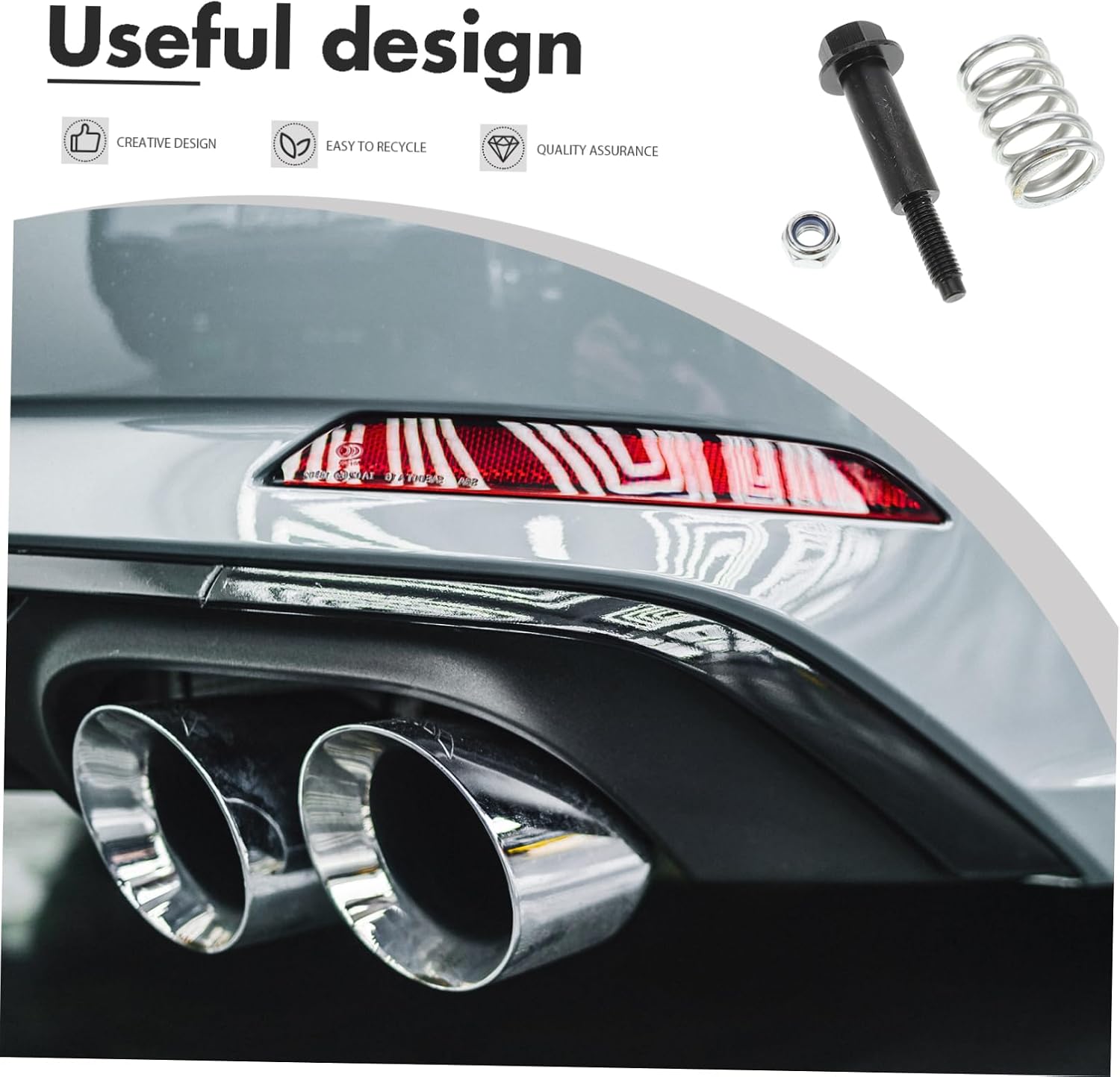1set Manifold Bolt Repair Kit for Enhanced Vehicle Performance Compatible Spring Bolts Reduces System Leaks and Boosts Efficiency for Models