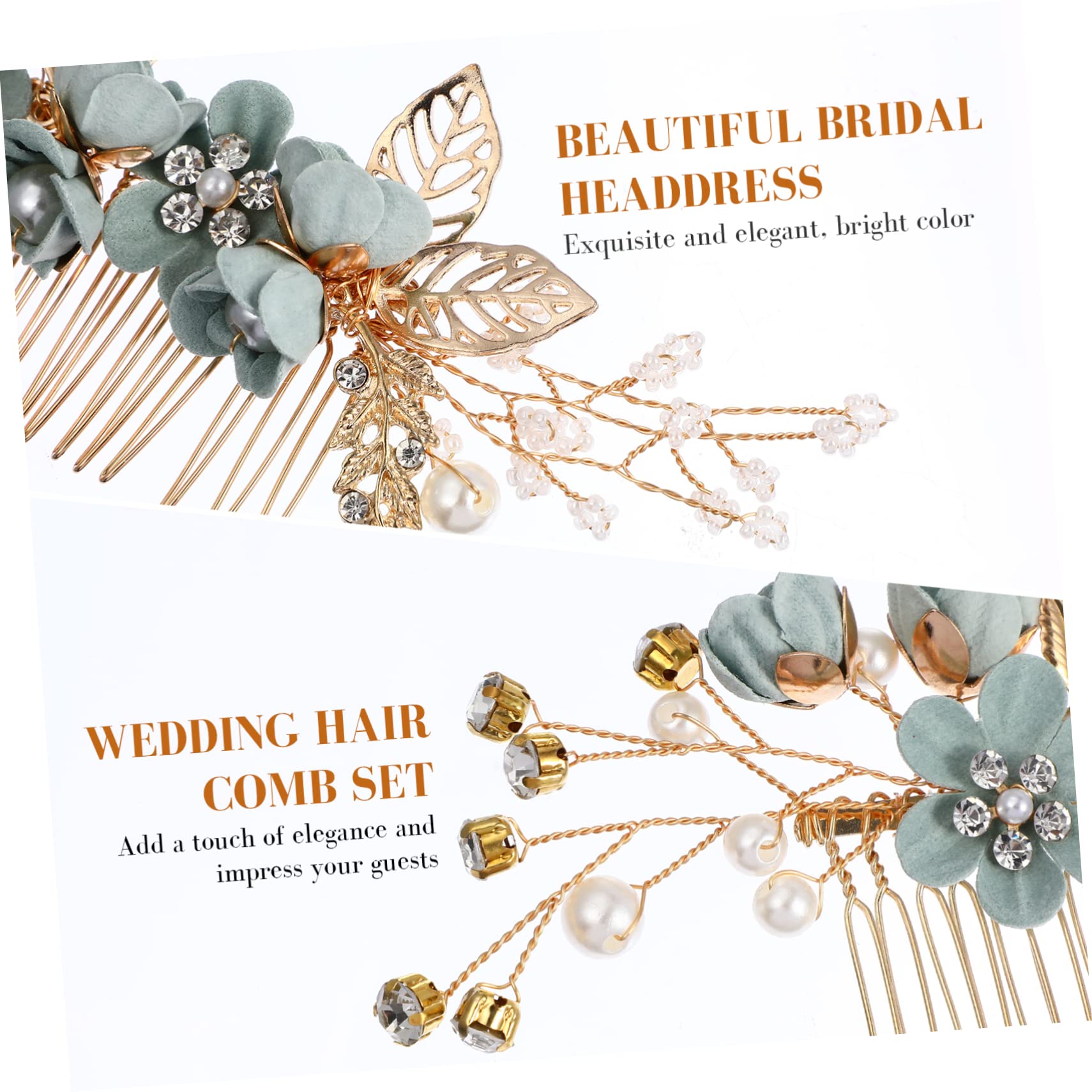 6sätze Retro Haarschmuck Mit Blumen-haarspangen Und Haarnadeln Teiliges Mit Perlen Und Blättern Haaraccessoires Für Hochzeiten Und Besondere Anlässe