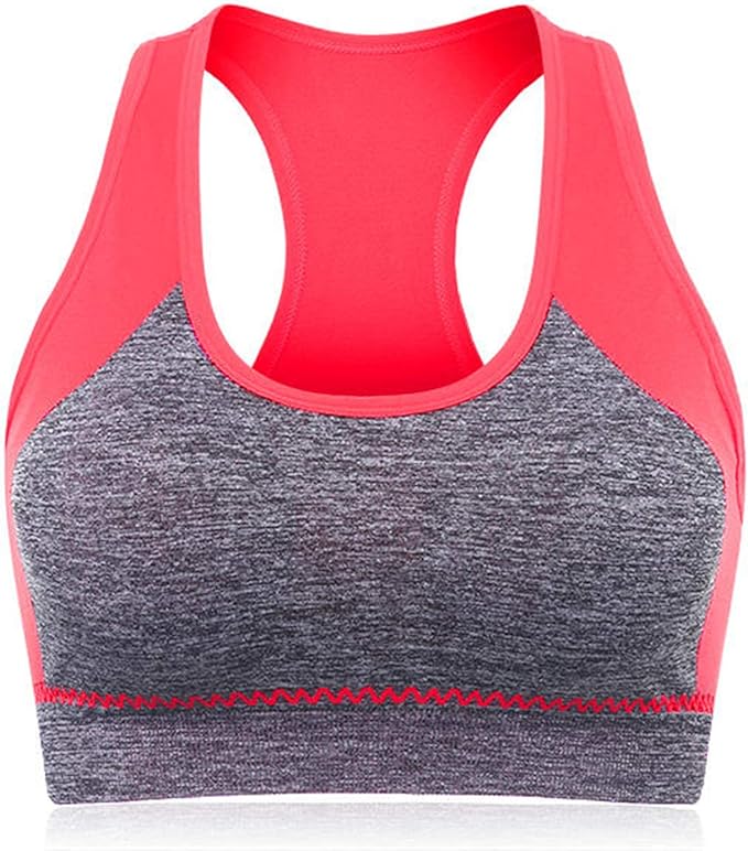 Women's Sports Bras Wireless Shockproof Padded Sports Running Yoga Bra