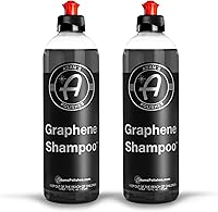 Adam's Graphene Shampoo 2 Pack - Ceramic Coating Infused Car Wash Soap, pH Neutral High Suds for Foam Cannon, Bucket, Powerful Degreaser