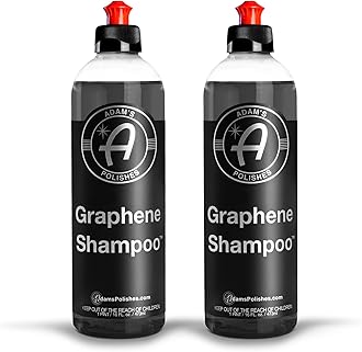 – Adam's Polishes Graphene Shampoo - Ceramic Coating Infused Car Wash Soap - Powerful Cleaner & Protection - pH Neutral, High Suds For Foam Cannon, Foam Gun, Or Detailing Bucket (2 Pack)