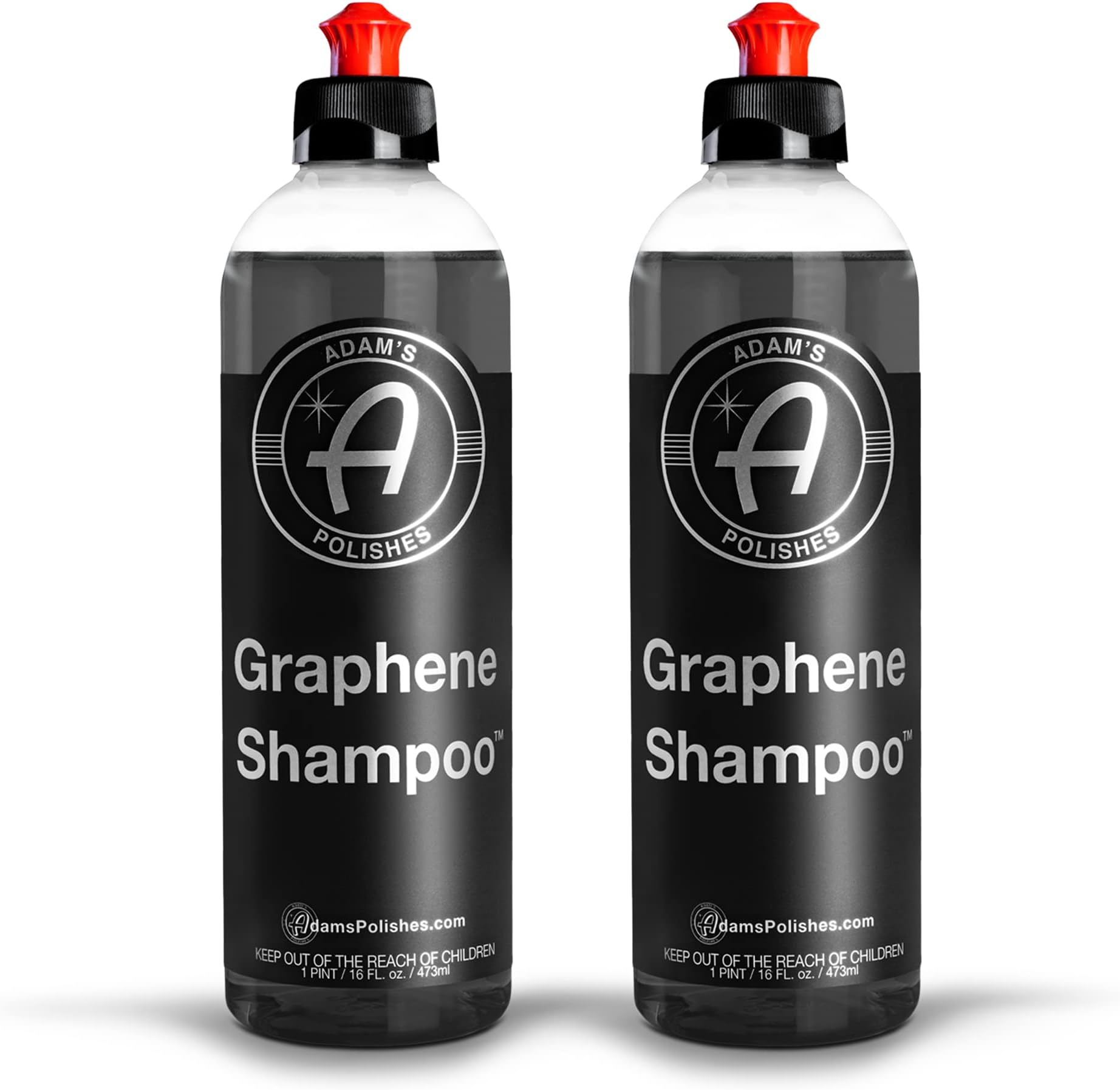 Graphene Shampoo - Ceramic Coating Infused Car Wash Soap - Powerful Cleaner & Protection - pH Neutral, High Suds For Foam Cannon, Foam Gun, Or Detailing Bucket (2 Pack)