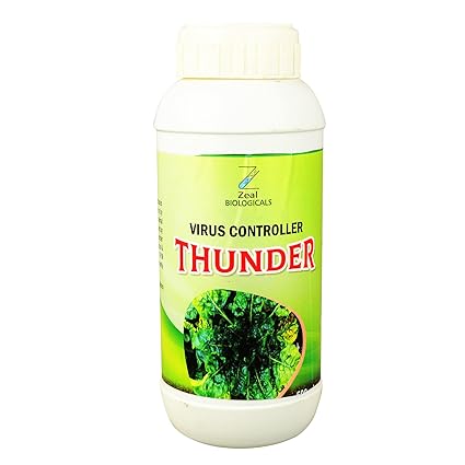 Virus for plants - Thunder - A complete medicine for growth promoter for all the kinds of diseases in plants - Plants like chilly, papaya, fruiting