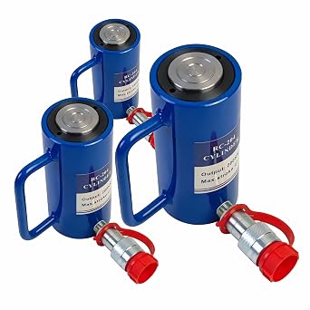 AMZCNC 10 Ton Single Acting Hydraulic Cylinder Ram, 4 Inch Stroke