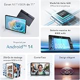 TCL Tab 11 Gen 2, écran NXTVISION de 11 Pouces, Stockage de 256 Go (Extensible jusqu'à 1 to), 6 Go de RAM (+ Extension de 6 Go de RAM), Batterie de 8000 mAh, Charge Rapide, Tablette Android WiFi - 2