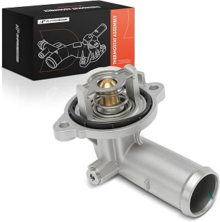 A-Premium Upgraded Aluminum Engine Coolant Thermostat Housing Assembly
