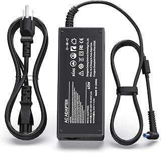 65W Laptop Charger Adapter for HP EliteBook 820 840 850 G3 G4 G5 G6 / 725 745 755 G3 G4 G5 G6 ProBook 640 650 G2 G3 G4 430 440 455 450 G3 G4 G5 G6 Folio 1040 1030 1020 G1 G2 G3 Supply Power Cord