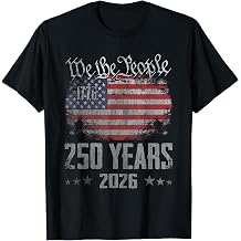 250 Years American 250th Anniversary USA Patriotic 4th July T-ShirtBeach Outdoor Top