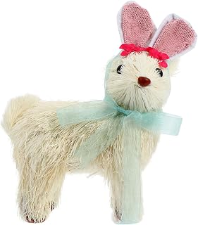 VOSAREA 1 Peça Cordeiro Ornamento Bichos De Pelúcia Cachorros De Pelúcia Para Crianças Cordeiro De Pelúcia Para Bebê Boneca De Páscoa Cordeiro Decoração De Páscoa Decoração De Casa