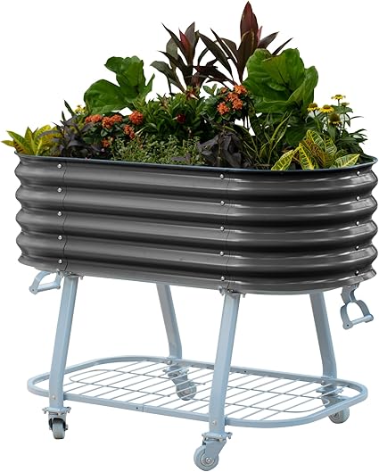 Vego garden 2' x 4' Raised Garden Bed with Legs and Wicking Cell System - S Series