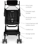 Munchkin Sparrow Poussette pour bébé, Ultra Compact et léger, pour les bébés et les tout-petits, Noir