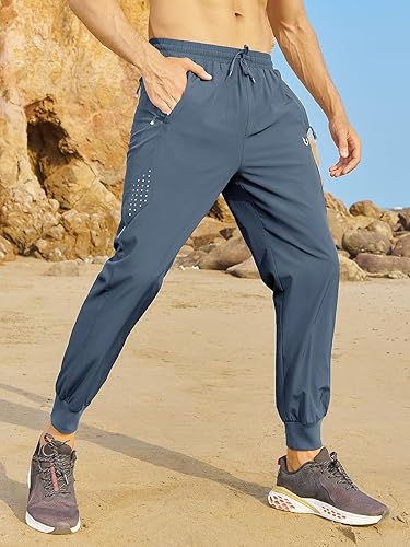 Miniatura 2 de NORTHYARD Men's Athletic Running Pants Lightweight Workout Joggers Quick Dry Gym Sweatpants Active Sports Track Training