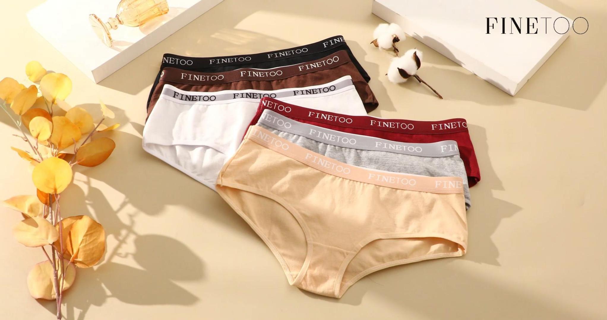 FINETOO Womens Underwear Cotton Hipster Sexy Panties Full Coverage