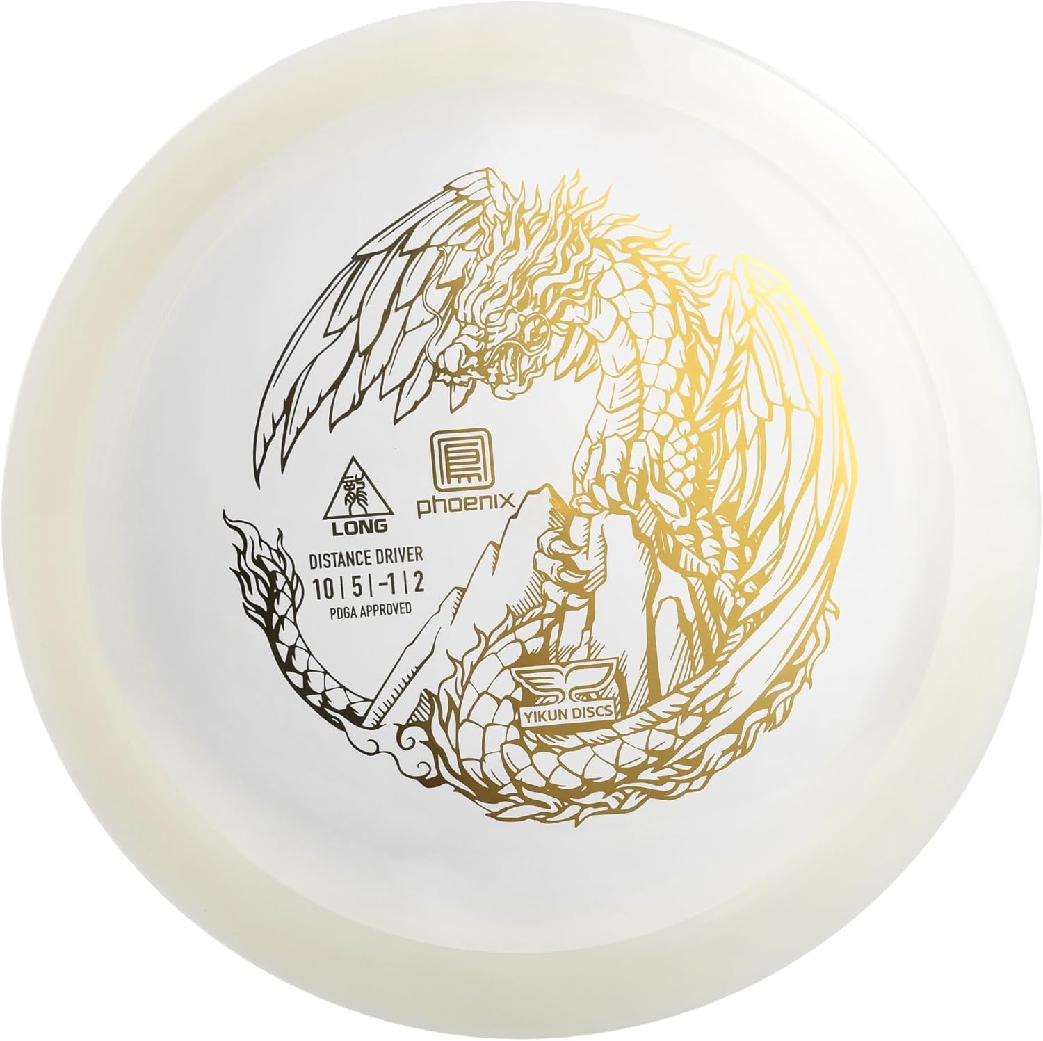 Yikun Professional Disc Golf Fairway Driver|Distance Driver|165-175g| Perfect for Outdoor Games and Competition[Dics Shade Color May Vary]