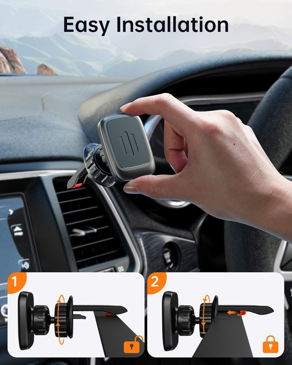 GUSGU Phone Holder for Car