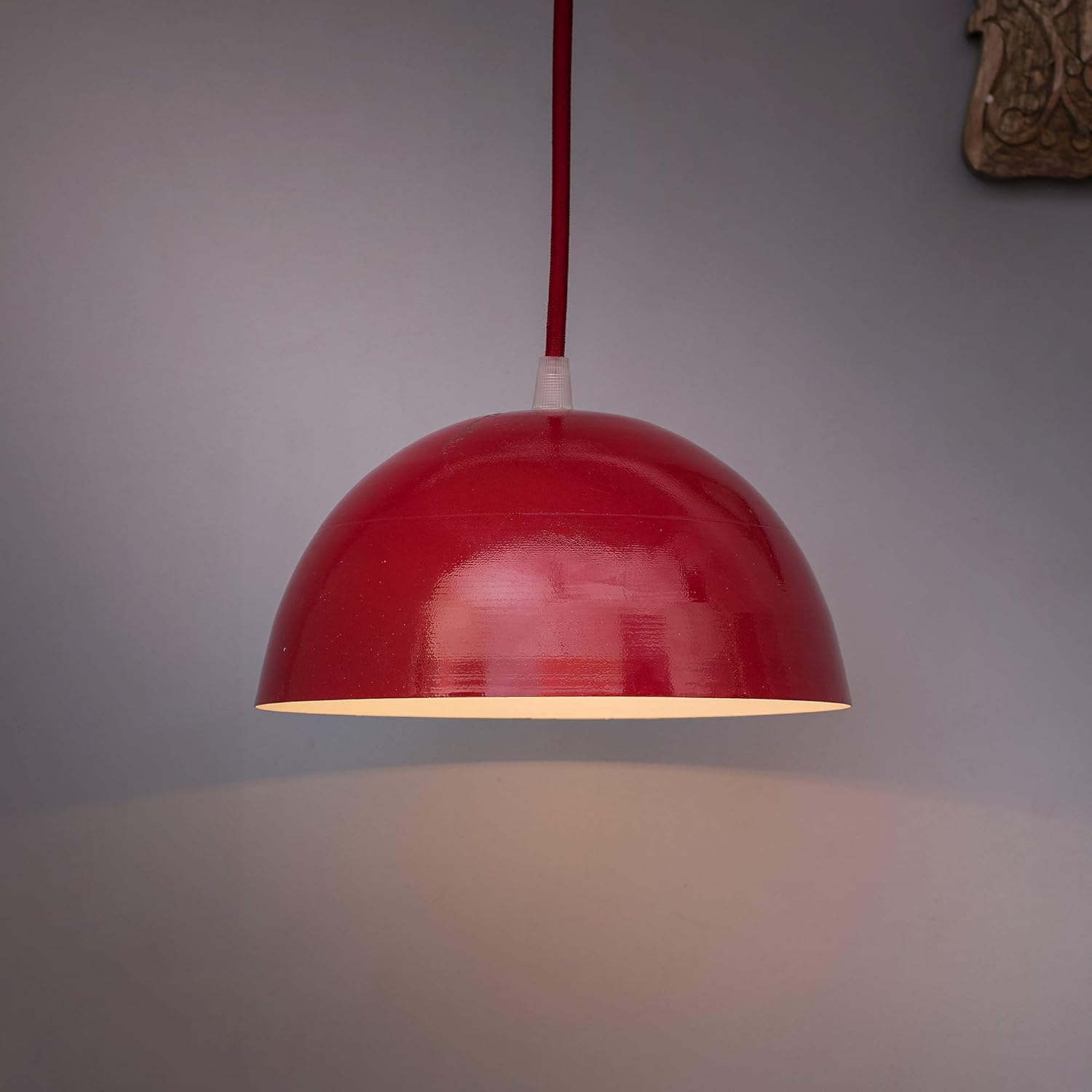 Buy Homesake® Metallic Red Pendant Hanging Light, Hanging Lamp 8