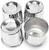 Vista 23 de 4 tapas centrales de rueda de remolque de 2.64 pulgadas para llantas de ruedas de 2.64 pulgadas con orificio central para camión, remolque, RV, SUV